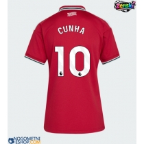 Ženski Nogometni dresi Manchester United Matheus Cunha #10 Domači 2026-27 Kratek Rokav